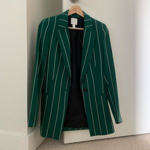 HM green blazer